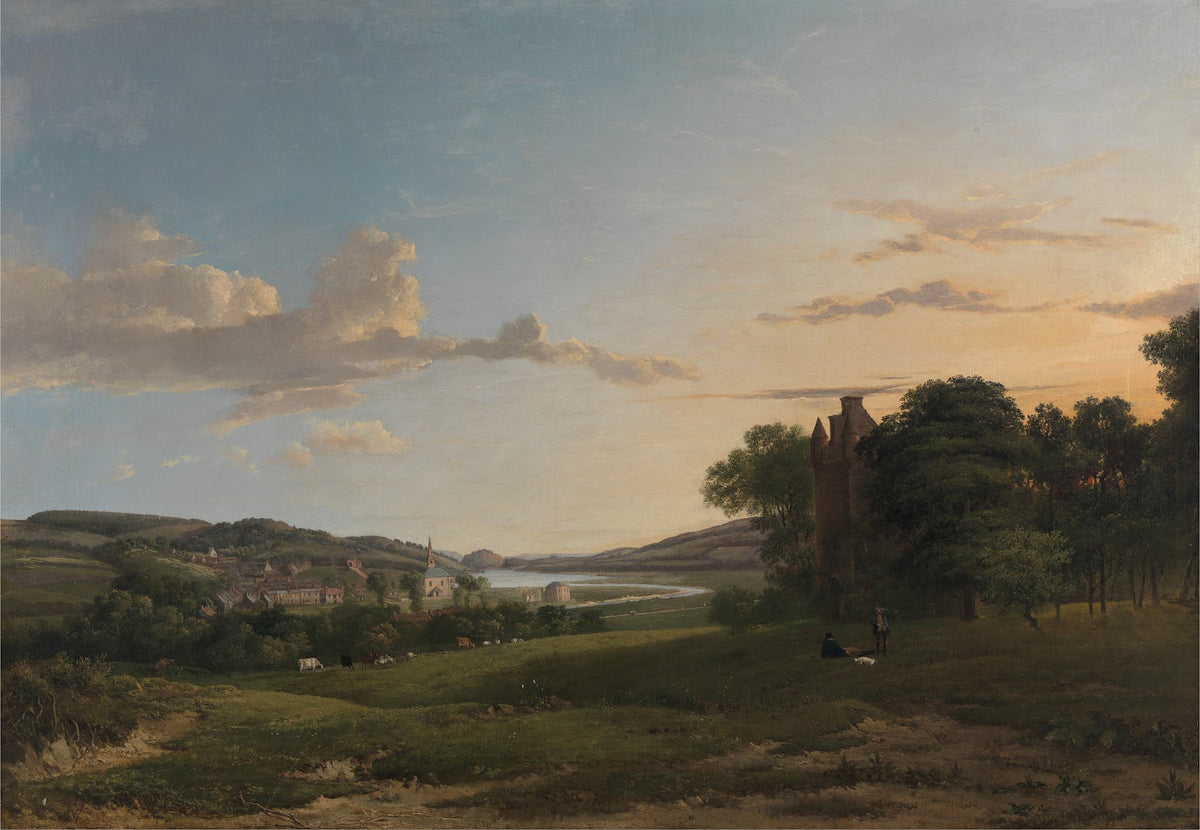A View of Cessford and the Village of Caverton Roxboroughshire in the Distance