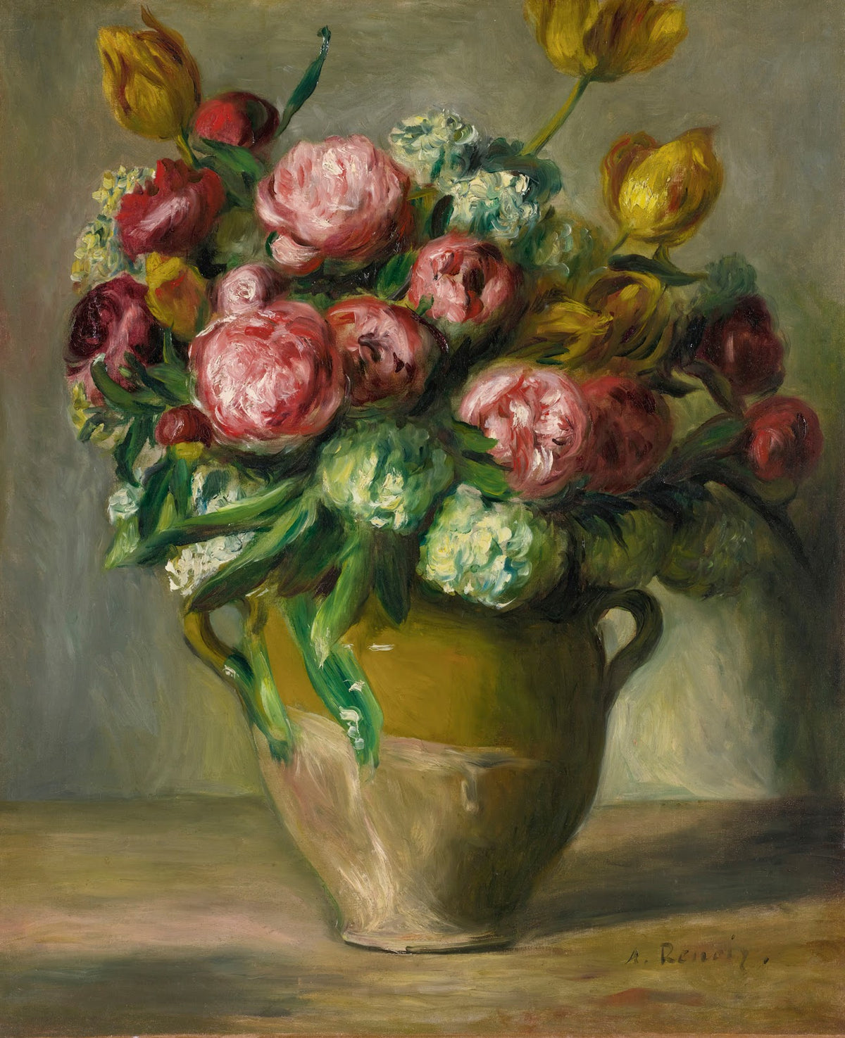 Vase De Pivoines circa 1872