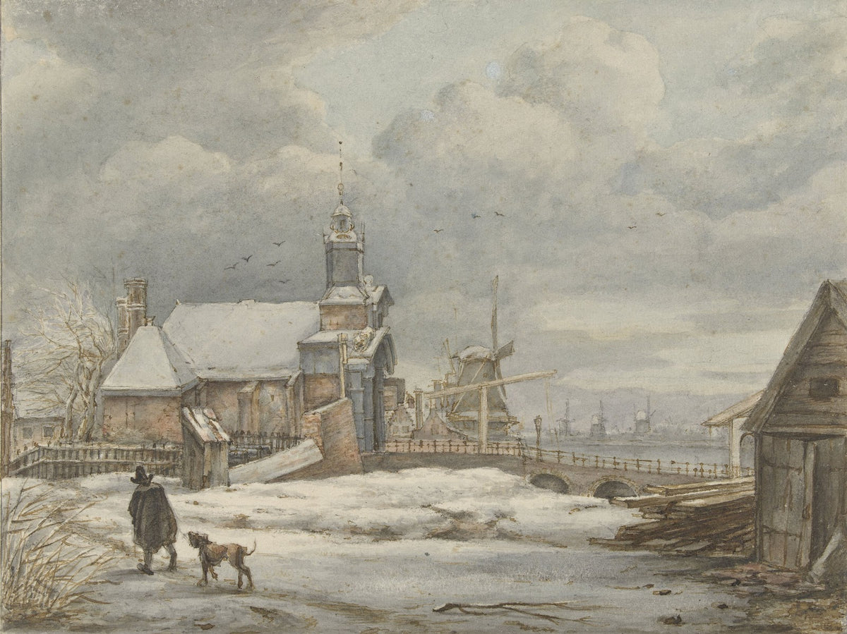 Gezicht op de Haarlemmerpoort te Amsterdam 1796 1849