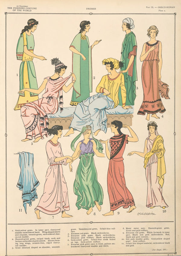 Greco Roman Dresses 1926 1927