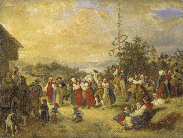 Midsummer Dance at Rättvik 1852