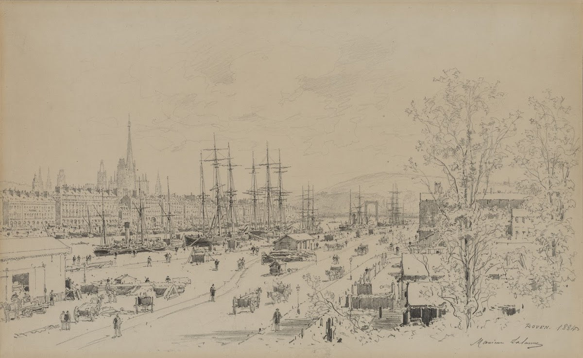 Port of Rouen 1884