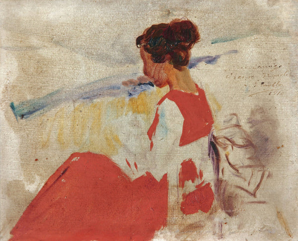 Sketch For Genoveva Segurola Zarauz 1910