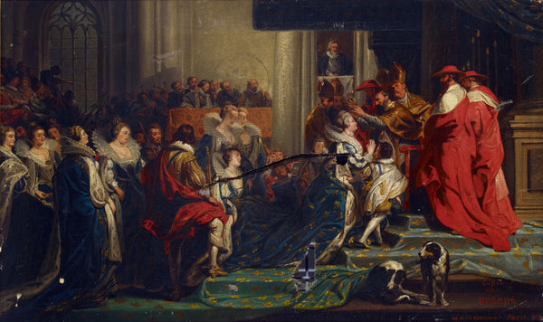 The Coronation Of Maria De Medici 1850