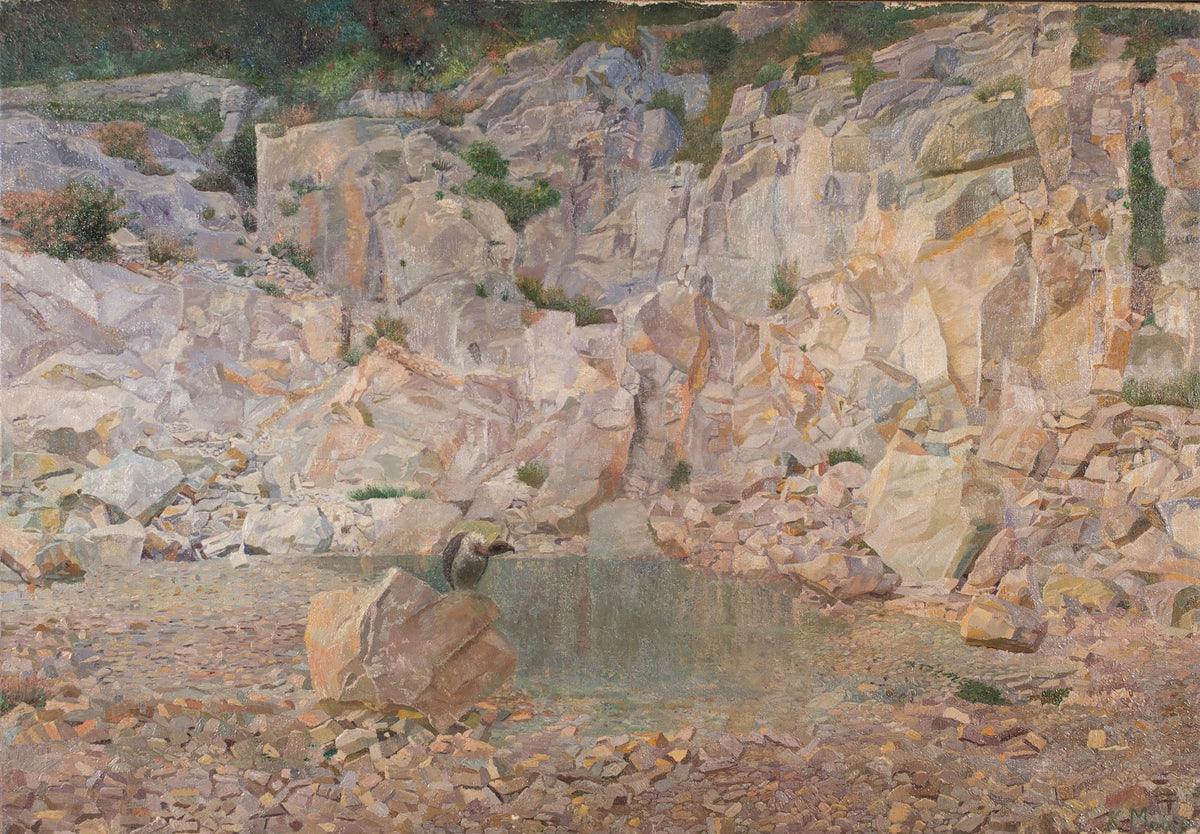 Der Geier im Felsengestein 1897
