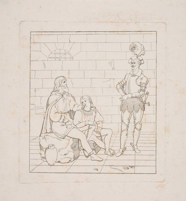 Valdemar Sejr og hans sønner i fængslet 1831