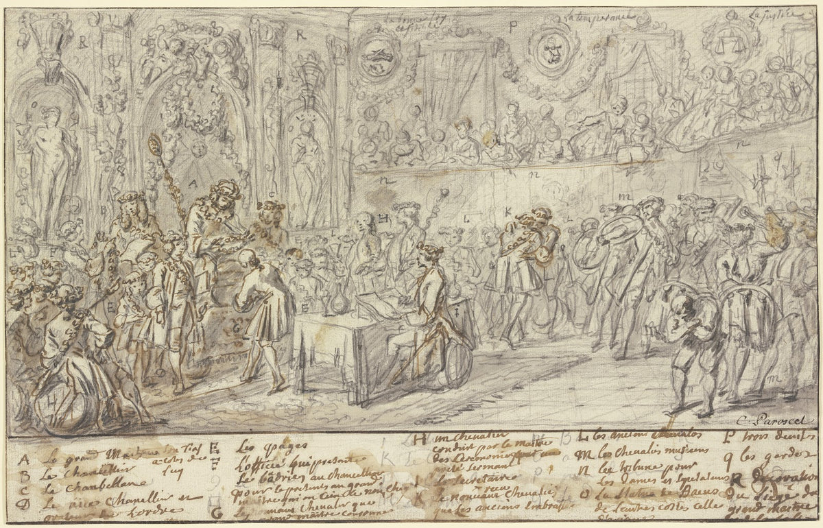 Abhaltung eines Ordenskapitel mit schriftlicher Erklärung
