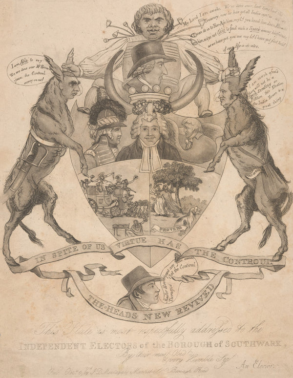 In spite of us virtue has the controul The heads new revived 1806