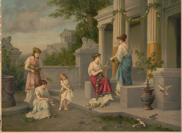 Pompeiish scene 1914