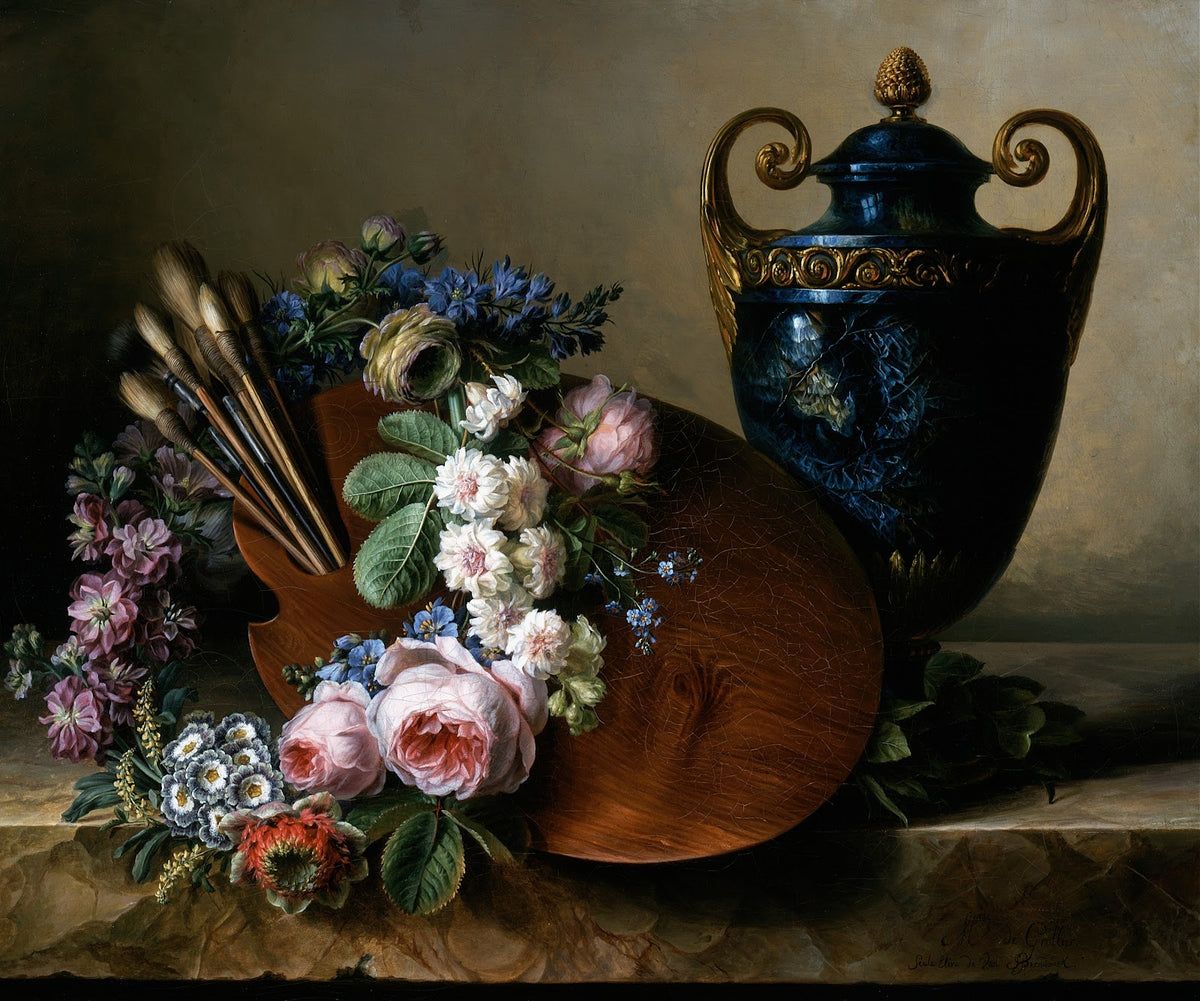 Still life An Homage to Van Spaendonck circa 1780 1790