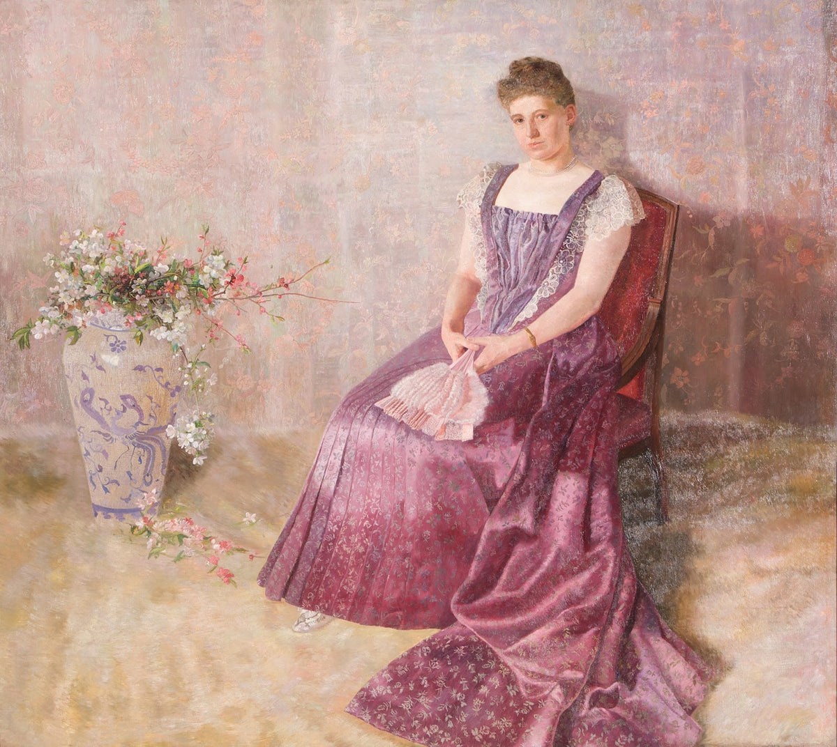 Das lila Staatskleid Frau von Birkenreuth 1891