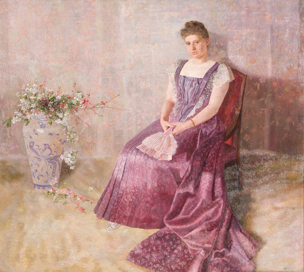 Das lila Staatskleid Frau von Birkenreuth 1891