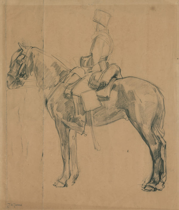 Hussar on horeseback 20th century
