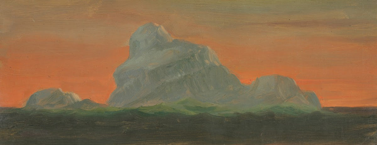 Iceberg Against Evening Sky 1859
