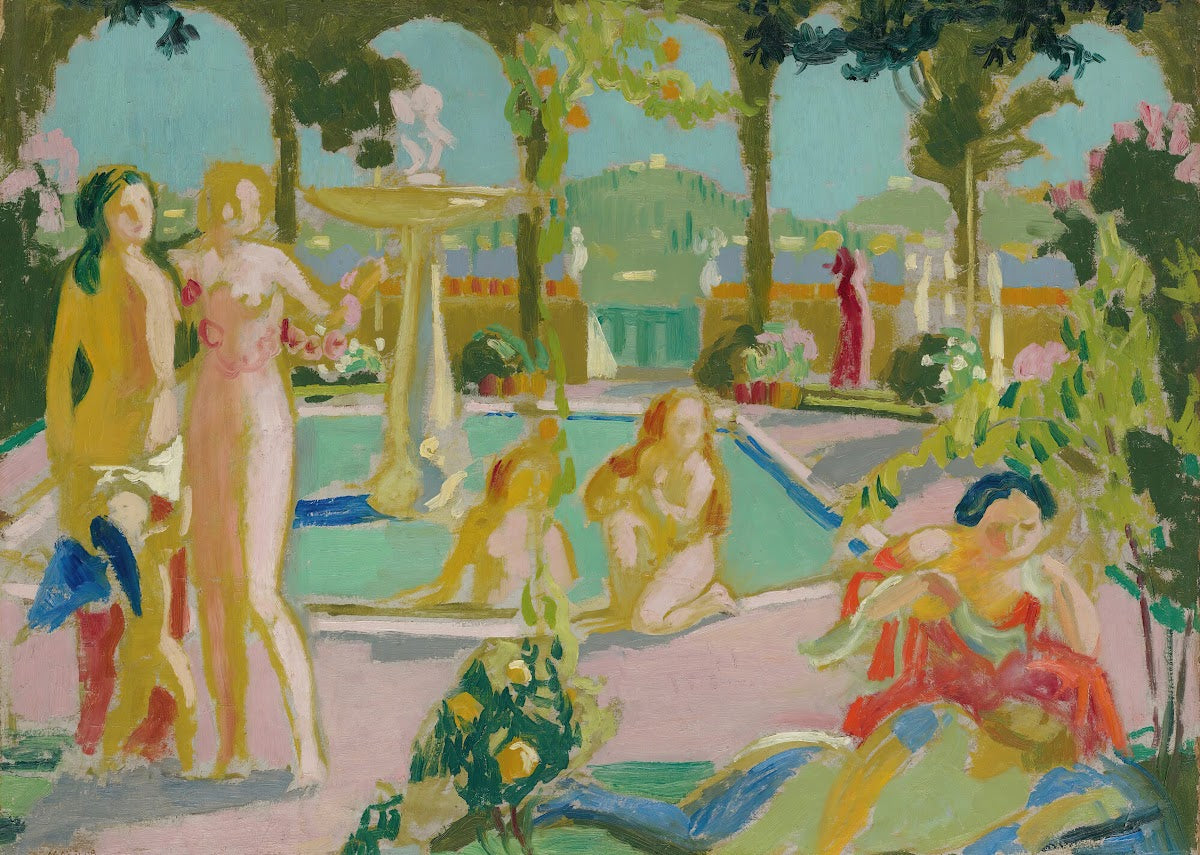 Les Jardins Darmide Esquisse 1908