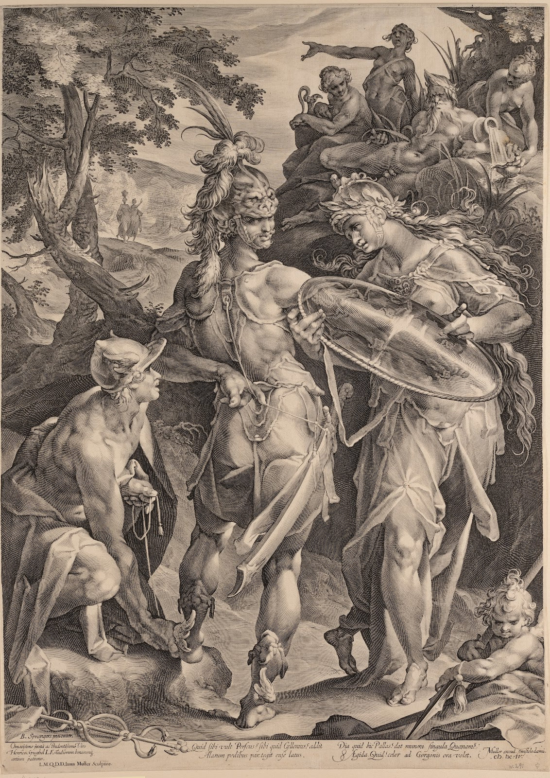 Perseus armed to free Andromeda 1604