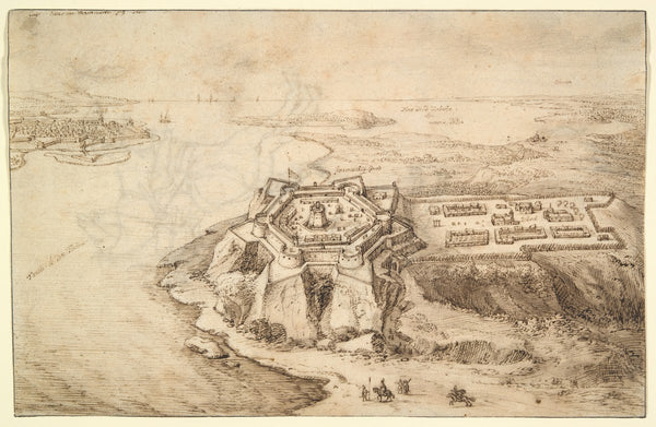 View of Attamanskoy Gorod andAssach ca1630