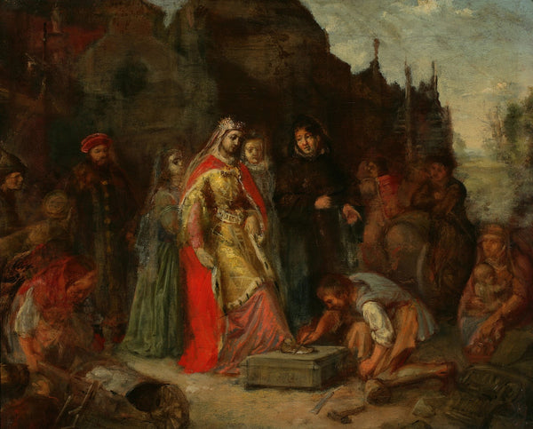 Little foot of Queen Jadwiga circa 1859