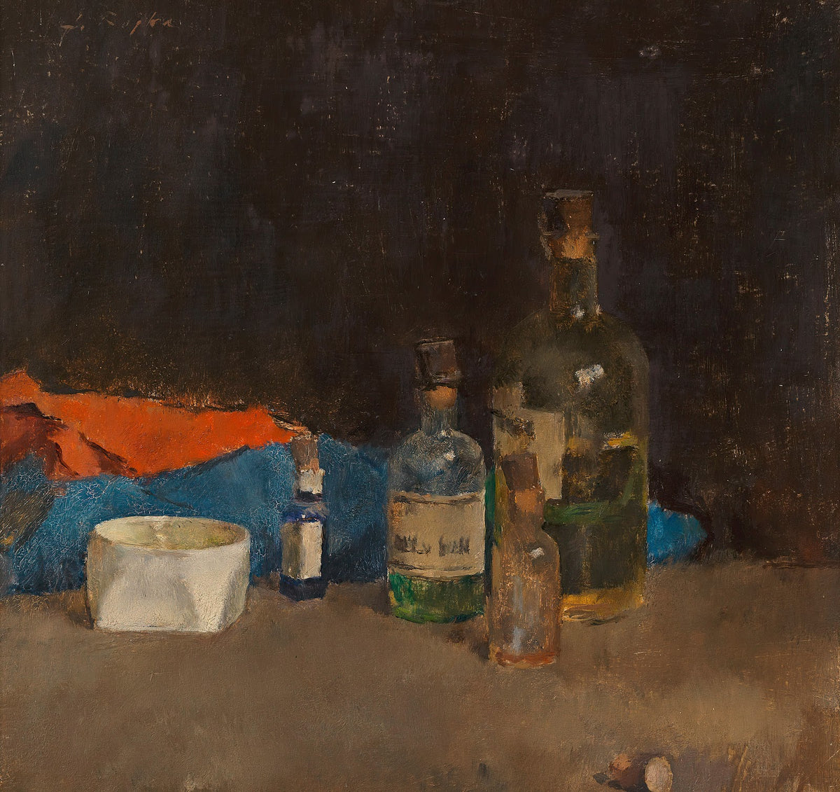 Stillleben mit Tuschschale around 1920