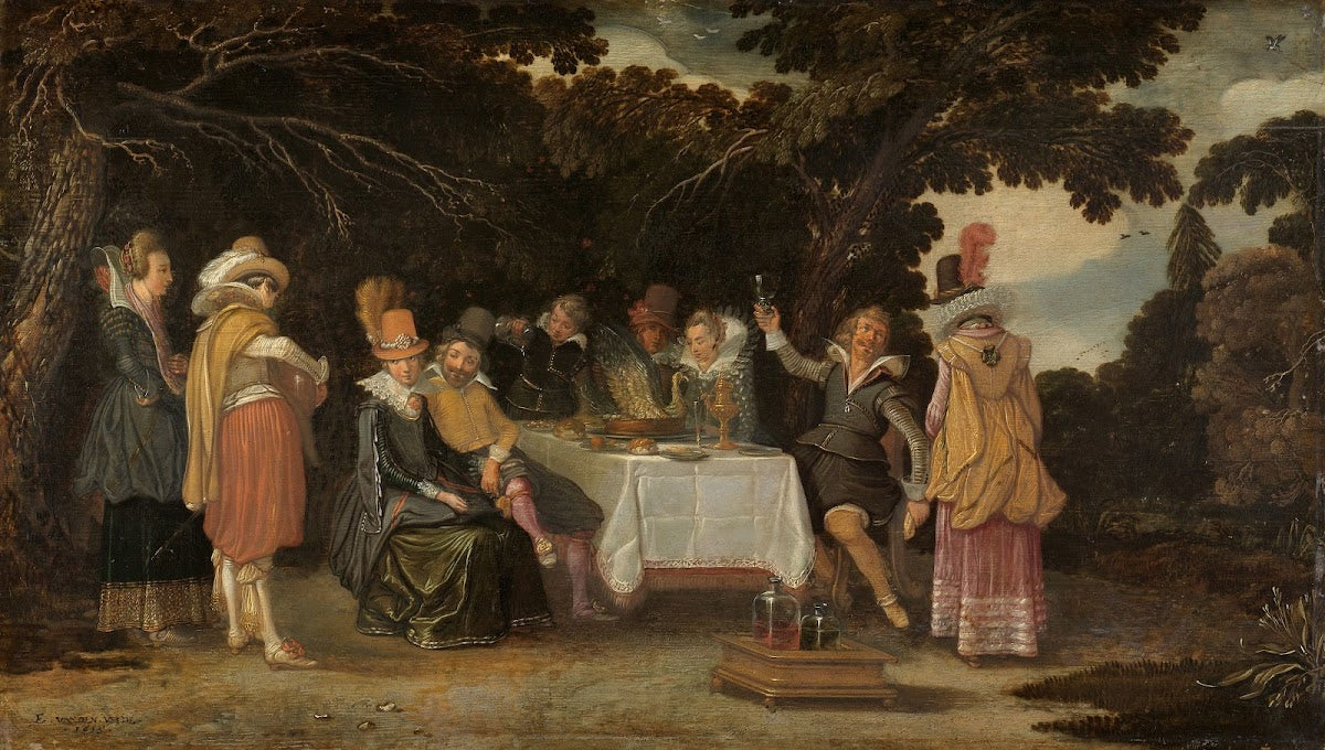 An open air Party 1615