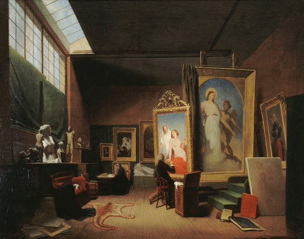 Atelier dAry Scheffer rue Chaptal 1851