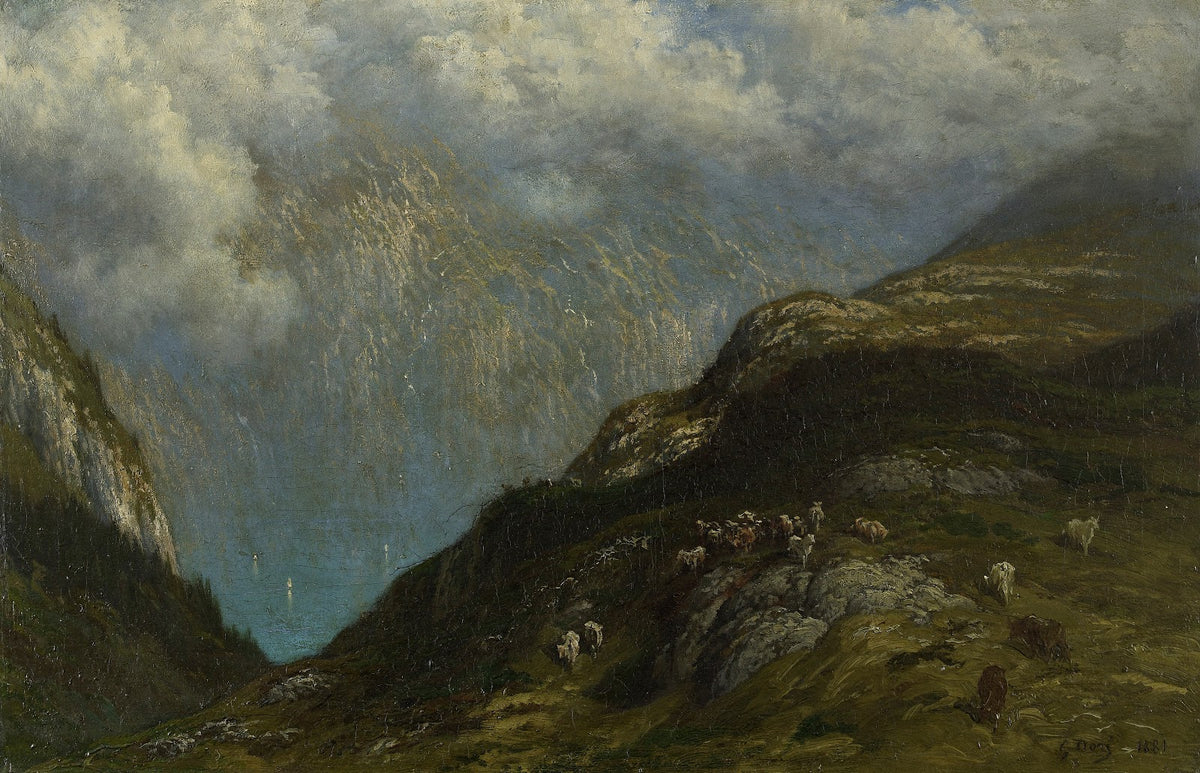 Paysage de montagne 1881