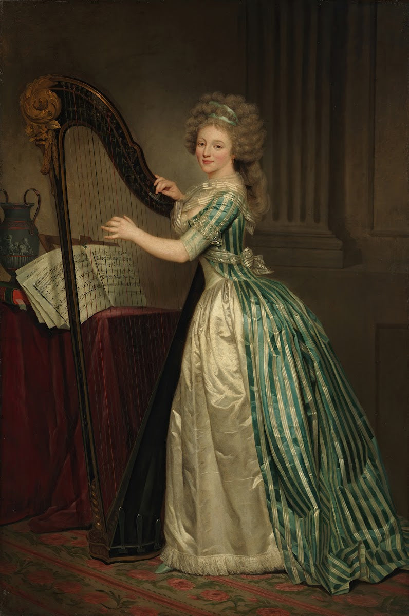 Self Portrait with a Harp 1791