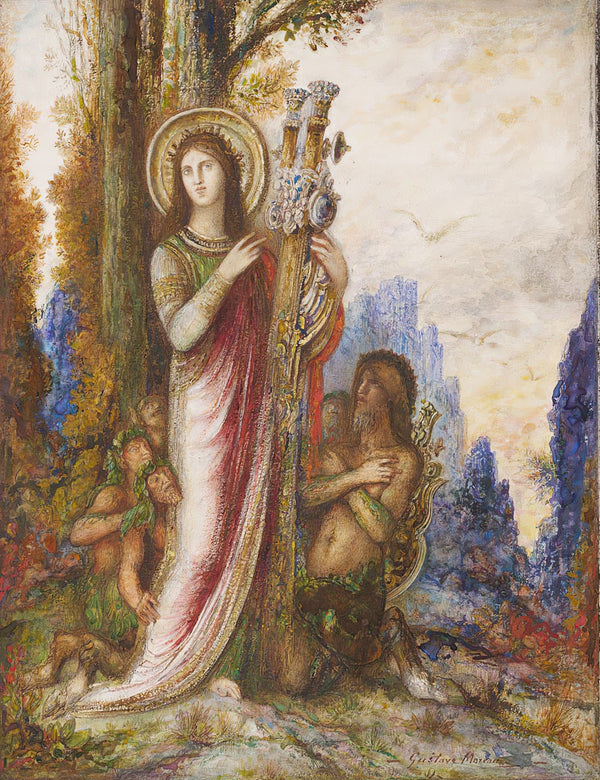 Poet And Satyrs C 1890 1895