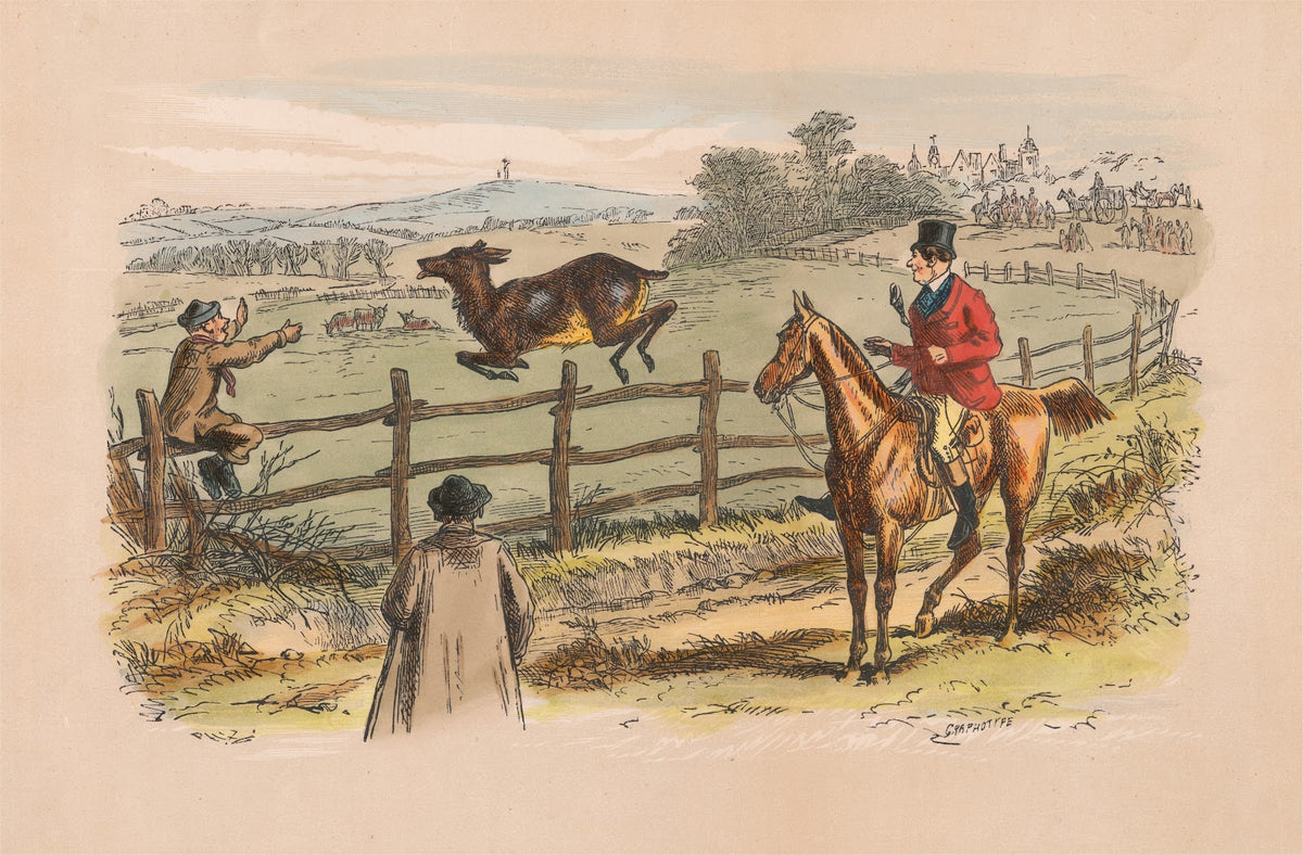 Fox Hunting Sketches No 10 A very nice thing to begin with