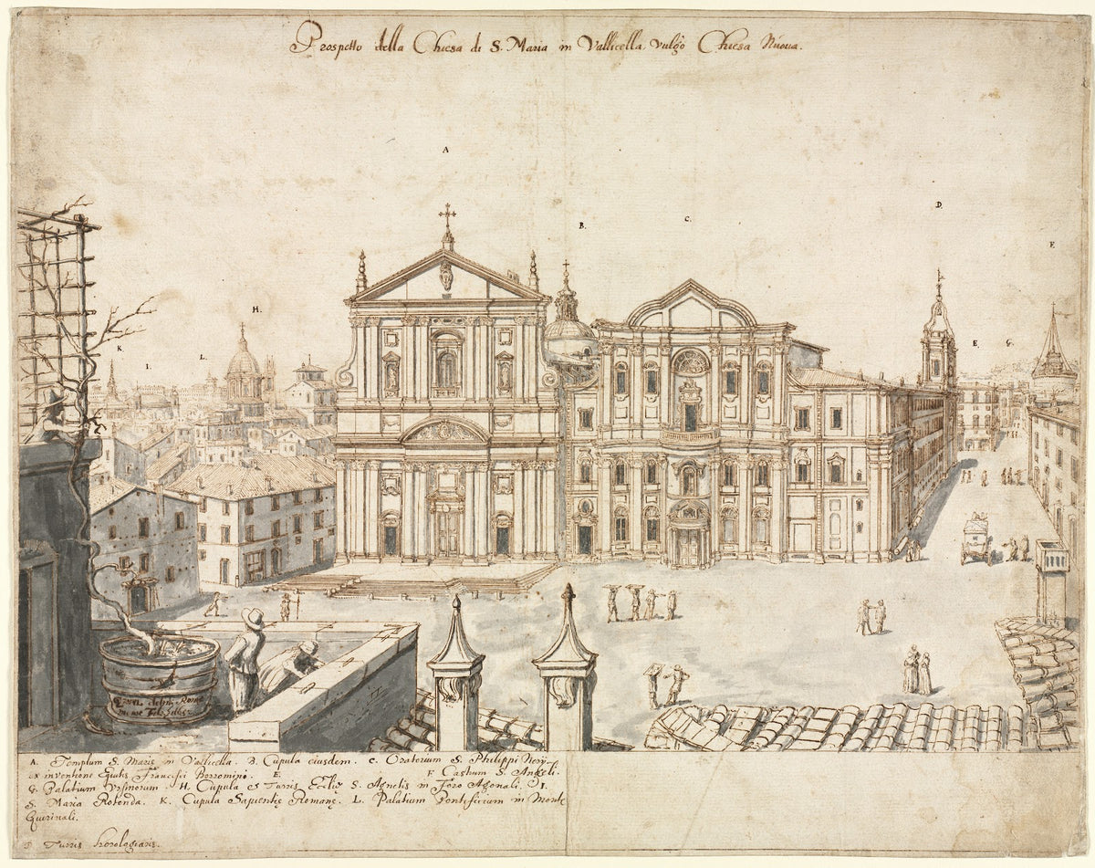 The Church of Santa Maria in Vallicella 1665