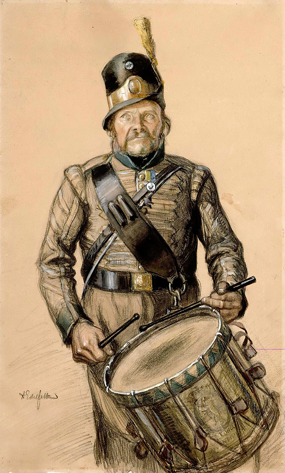 Rumpali Nord Vänrikki Stoolin tarinain kuvitusta 1897 1900