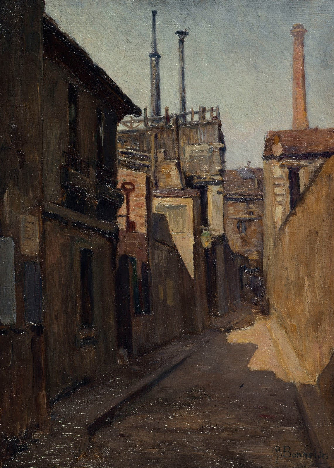 Entrée du passage Moret rue des Cordelières 1900