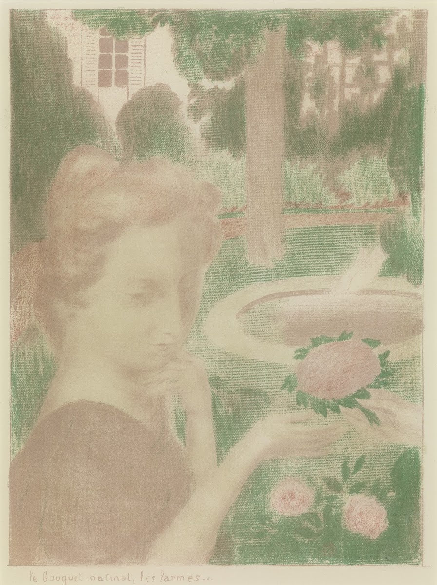 Le bouquet matinal les larmes uit de reeks 1899