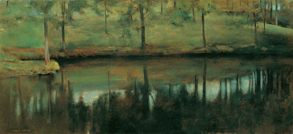 Unbewegtes Wasser Der Teich von Menil 1894