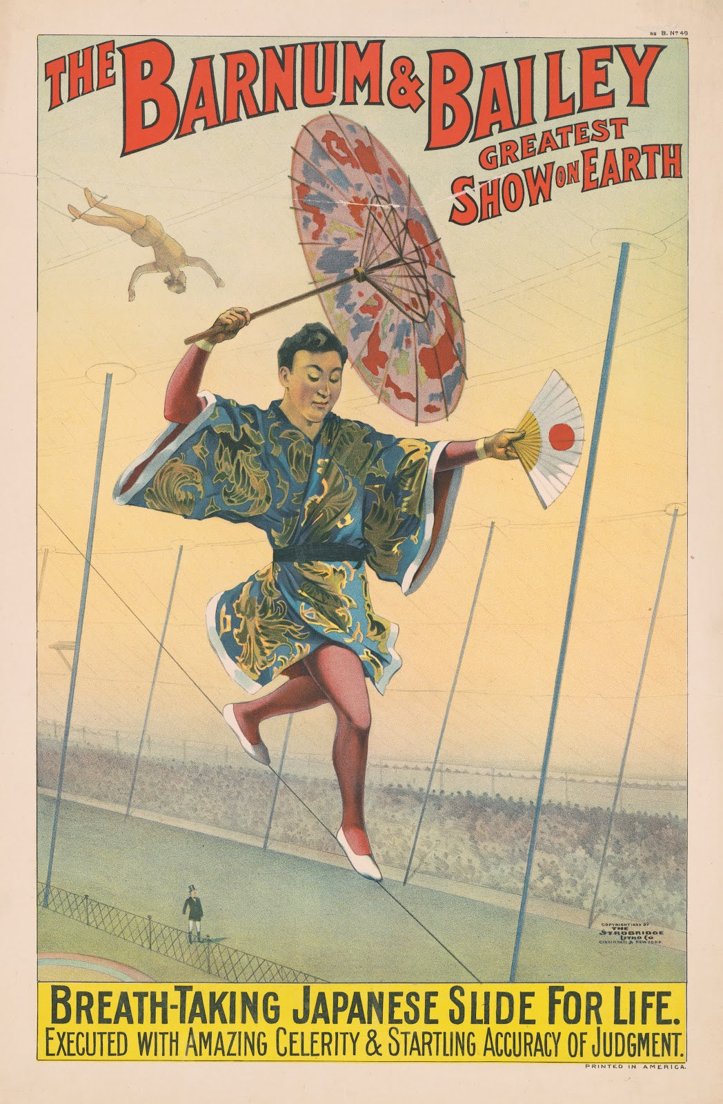 The Barnum Bailey greatest show on earth Breath taking Japanese slide for life