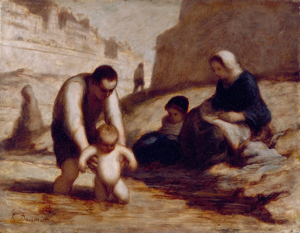 The First Bath 19th century