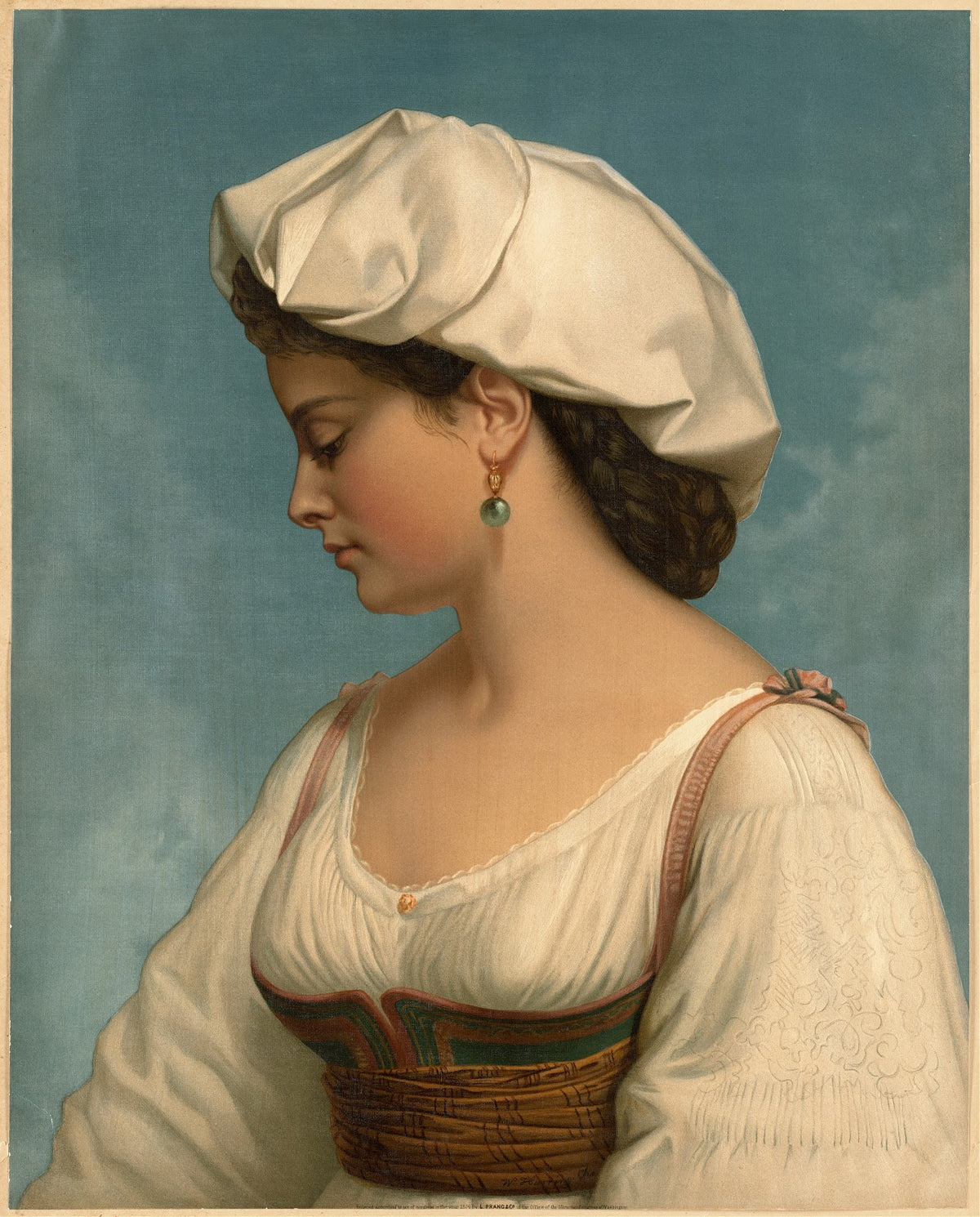 The Italian Beauty 1875