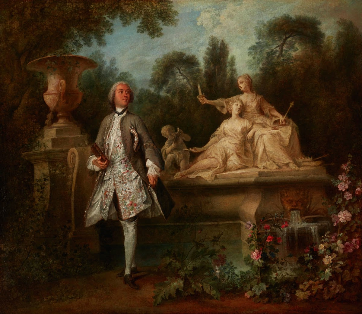 Portrait of the Actor Grandval 1742