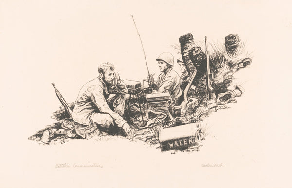 Battalion communications 1945