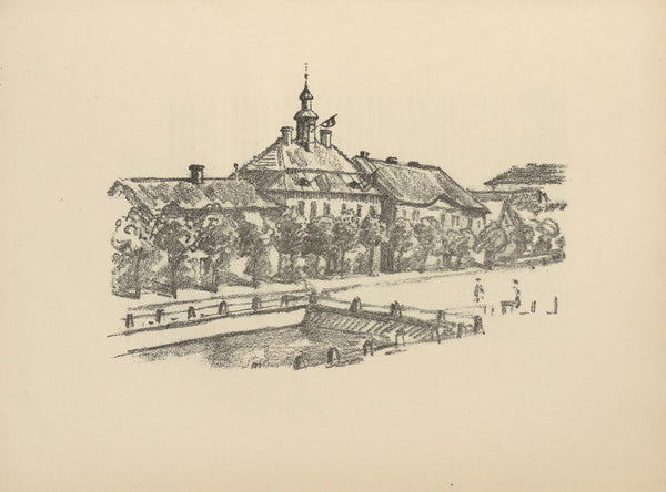 Rathaus in Mitau 1916