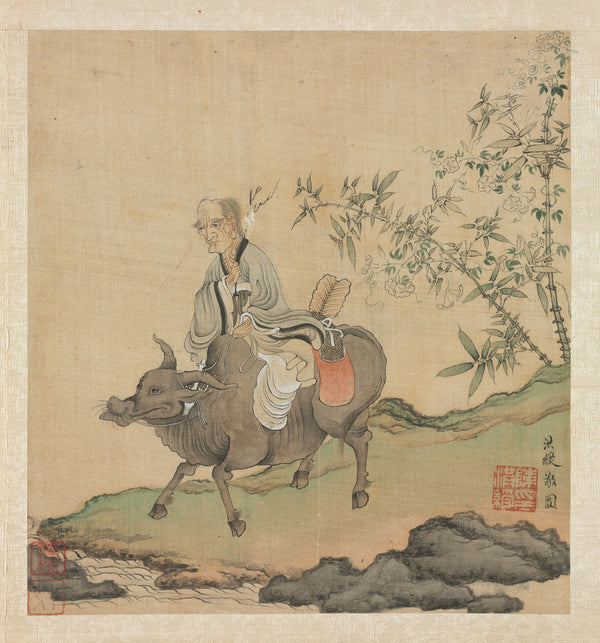 Laozi Riding an Ox 1598 1652