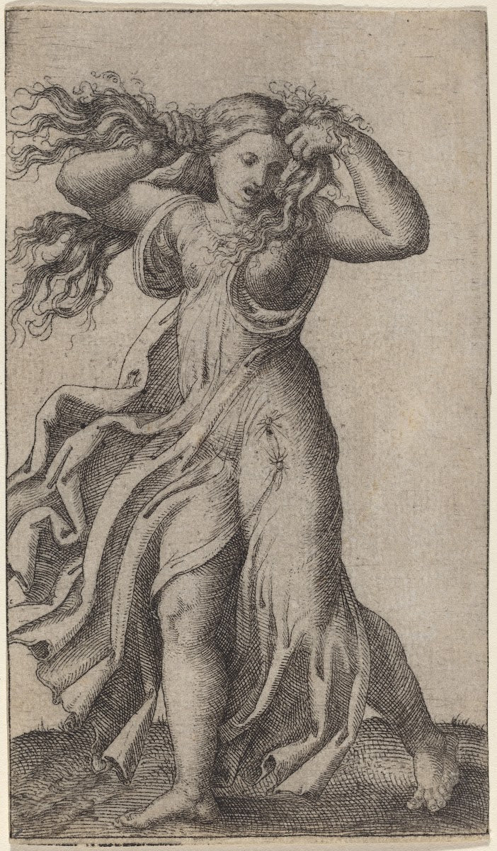 Woman Pulling Her Hair 1520 1525