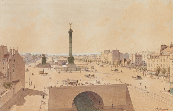 Place de la Bastille en 1841 1915 1945