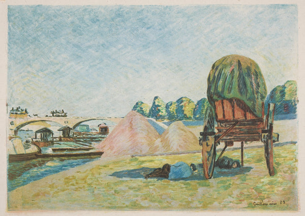 Landscape with a cart 1882