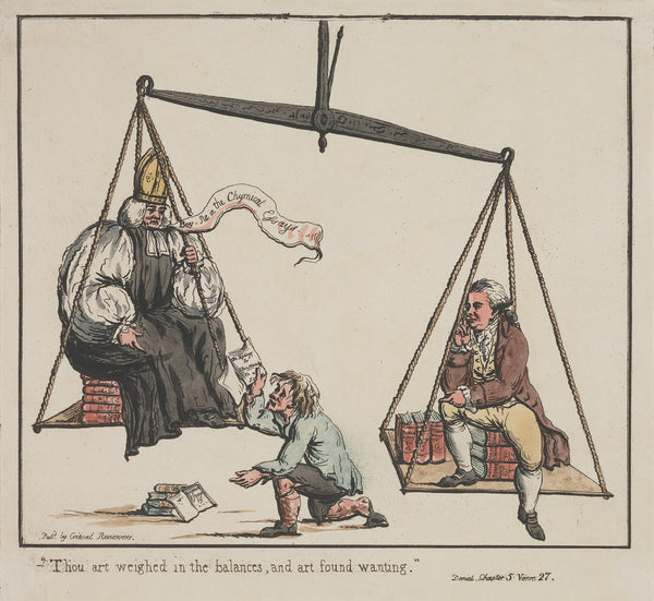 Thou Art Weighed in the Balances and Art Found Wanting 1788