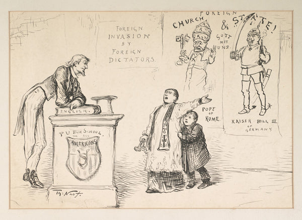 The pope and the emperor have nothing to do with the case 1889