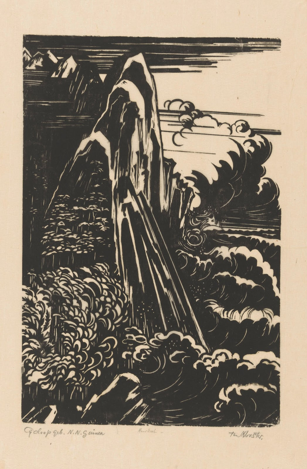 Cycloopgebergte Nederlands Nieuw Guinea 1919