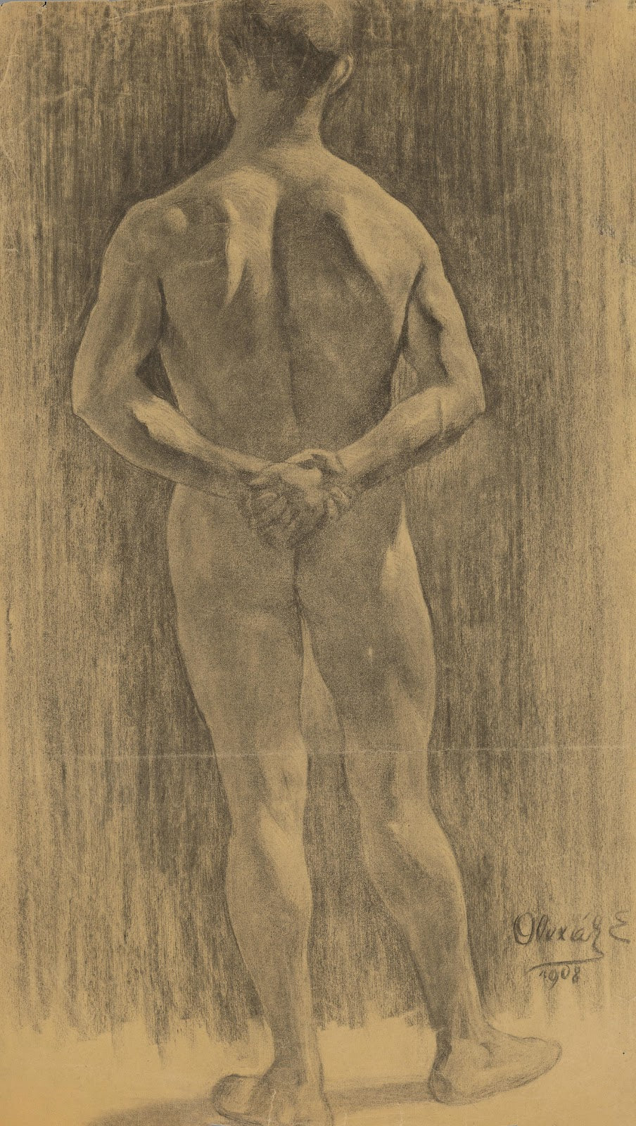 Study of Male Nude 1908