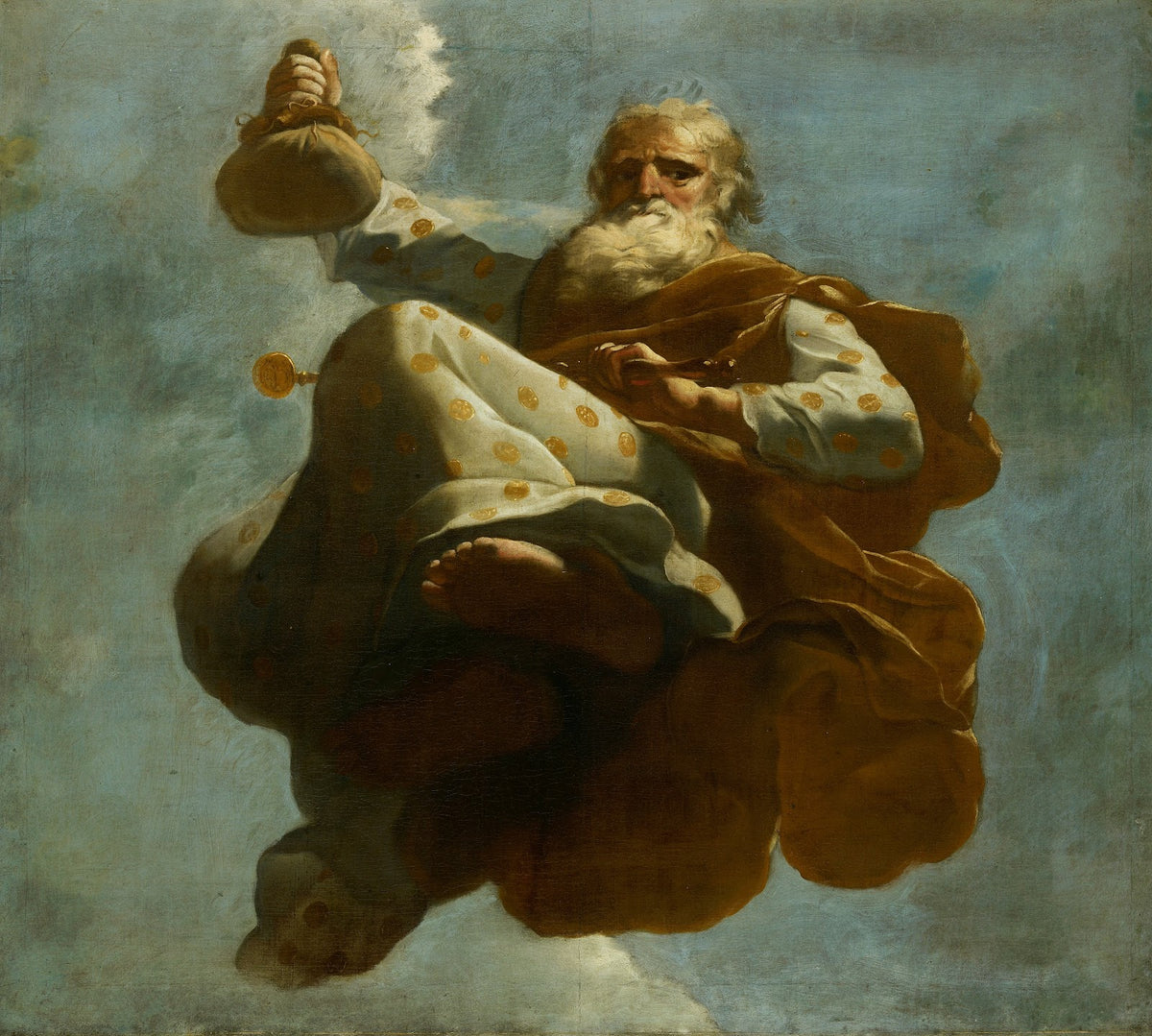 Plutus Allegorische voorstelling van de verzorging van leprozen en onnozelen 16