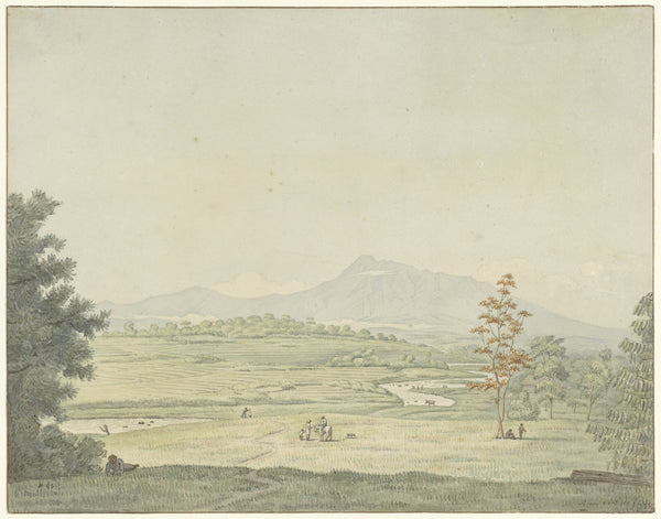 Landschap op Java 1830